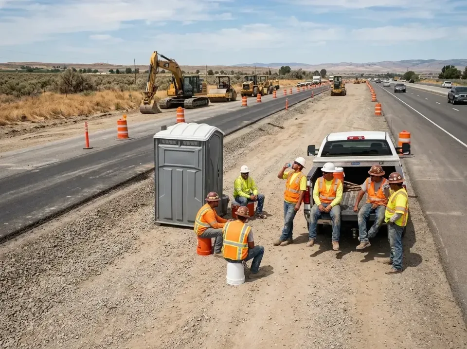 highway-road-construction-crew-007 — frequently asked questions, Porta Potty and Restroom Rentals in Lake Forest Park, WA